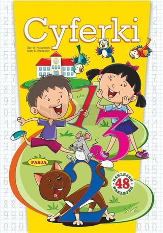 Cyferki. 48 naklejek