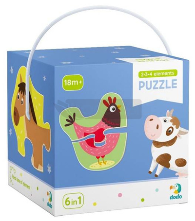 Puzzle 2-3-4 Zwierzęta domowe