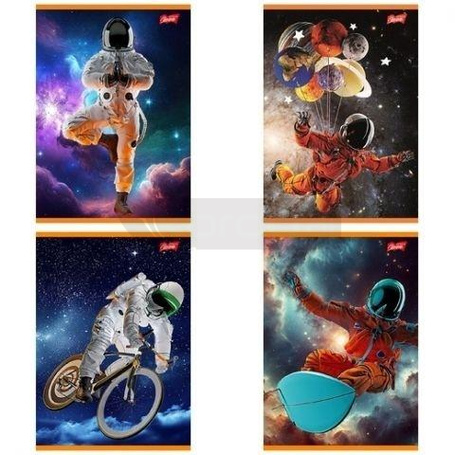 Zeszyt A5/32K linia 2 kolor Spaceman (15szt)