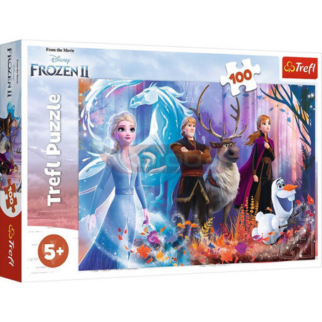 Puzzle 100 elementów Frozen 2 - Magia Krainy Lodu