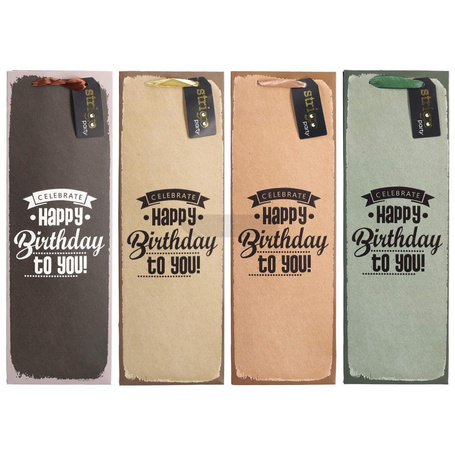 Torba prezentowa Party 12x36x9cm mix STRIGO