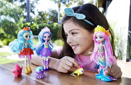 LALKA ENCHANTIMALS Syrenka Jelanie JELLYFISH HFF34
