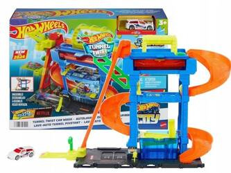 HOT WHEELS ZESTAW MYJNIA ODJAZDOWE ZAKRĘTY Colour Shifters HTN80