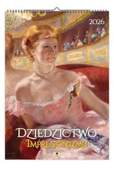 Kalendarz 2026 A2 ścienny impresjonizm