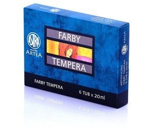 Farby Tempra 6 kolorów