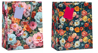 Torba prezentowa Flower 45x33x10cm MIX