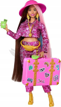 LALKA BARBIE EXTRA FLY KEN zestaw moda plażowa HPT48