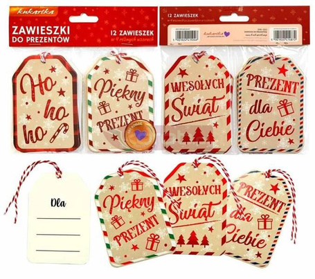 Zawieszki do prezentu ZPR-002 Boże Narodzenie