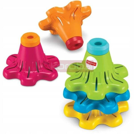 FISHER PRICE WIRUJĄCA WIEŻA PIRAMIDKA Z KLOCKAMI FYL38