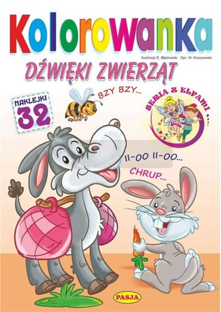 Kolorowanka. Dźwięki zwierząt