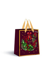 Torebka prezentowa 18x23x10cm Burgundy