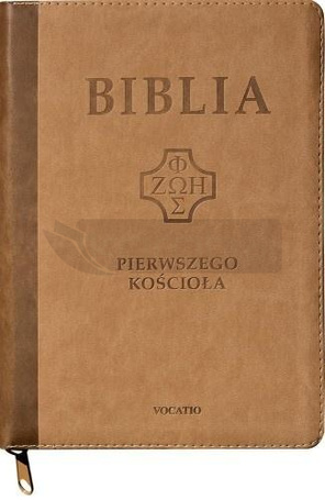 Biblia pierwszego Kościoła z paginat. suwak brąz