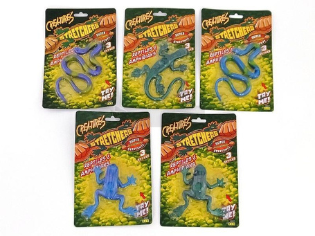 Jaszczurka lub żaba żelowa MIX