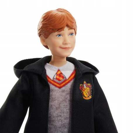 HARRY POTTER LALKA Ron Weasley w mundurku Hogwartu + akcesoria JGM20