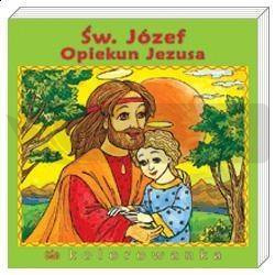 Święty Józef opiekun Jezusa. Kolorowanka