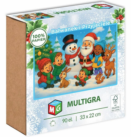 Puzzle 90 Bałwanek i Przyjaciele