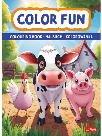 Zwierzęta na farmie. Kolorowanka. Malbuch