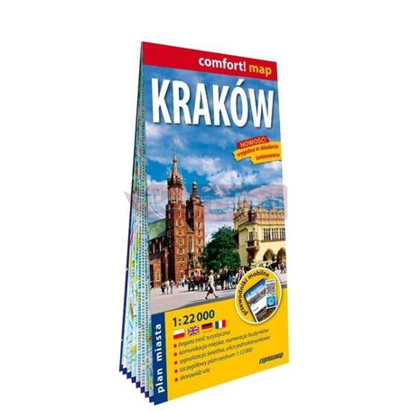 Comfort!map Kraków plan miasta 1:22 000