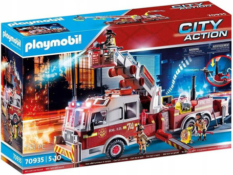 PLAYMOBIL City Action 70935 Wóz strażacki US Tower Ladder