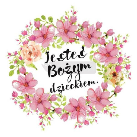 Podstawka korkowa - Jesteś Bożym dzieckiem