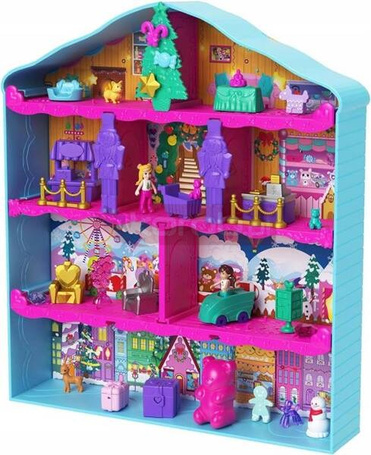 LALKA POLLY POCKET KALENDARZ ADWENTOWY 2024 24 niespodzianki HWP33