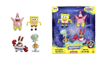 Jada SpongeBob Metal fig 4-pak 6,5cm