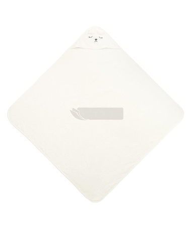 Okrycie kąpielowe Miś white 100x100cm