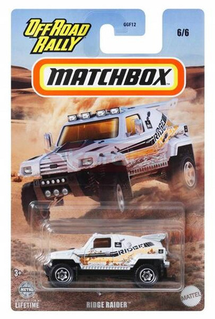 MATCHBOX SAMOCHODZIK OFF ROAD RALLY 6/6 Ridge Raider HVT06