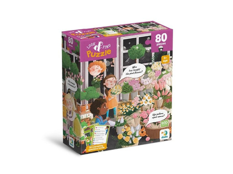 Puzzle 80 Look&Find Kwitnąca wiosna