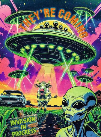 Puzzle 1000 Hall of Horror UFO