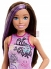 LALKA BARBIE FAMILY & FRIENDS SKIPPER w fioletowej sukience JBF41