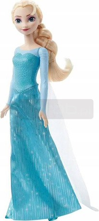 FROZEN LALKA KSIĘŻNICZKA ELSA w błyszczącej sukni HLW47