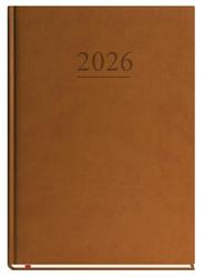 Terminarz 2026 B5 tygodniowy klasyczny brązowy