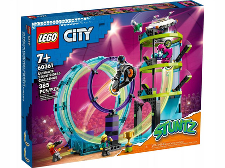 LEGO CITY 60361 STUNTZ EKSTREMALNE WYZWANIE KASKADERSKIE zestaw klocków +7