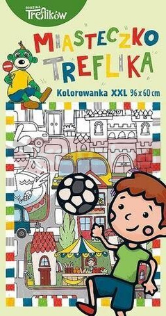 Kolorowanka XXL. Miasteczko Treflika