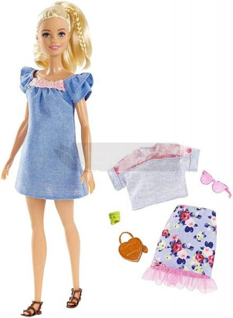 Lalka Barbie Fashionistas z ubraniami Sweet Bloom FRY79