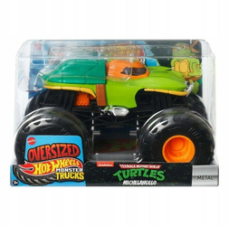 HOT WHEELS MONSTER TRUCK OVERSIZE 1:24 Turtles Michelangelo JDR08
