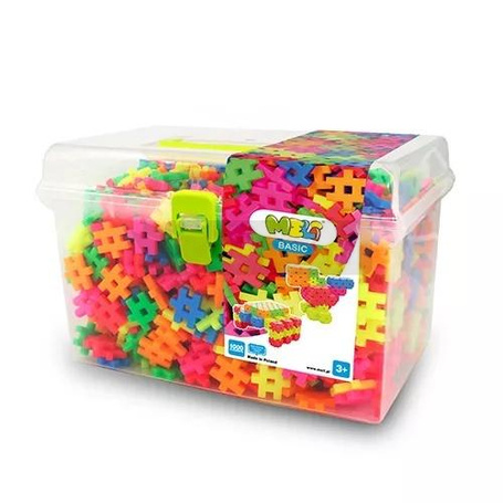 Klocki Meli Basic Neon Travel Box 1000szt