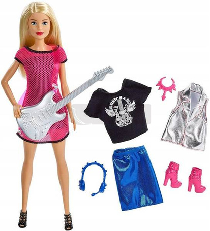Lalka Barbie gwiazda Rocka GDJ34