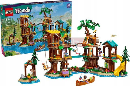LEGO FRIENDS 42631 DOMEK NA DRZEWIE NA OBOZIE zestaw klocków dla dzieci 8+