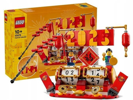 LEGO ICONS 40678 KALENDARZ FESTIWALOWY zestaw klocków +10 lat