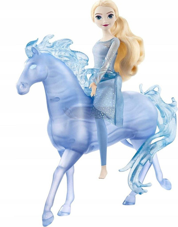 DISNEY FROZEN KRAINA LODU LALKA KSIĘŻNICZKA ELSA z wodnym koniem HLW58