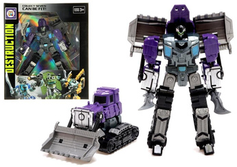 Robot destruction spychacz fioletowy