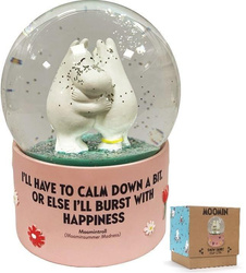 Muminki Śnieżna kula Miłość 65mm