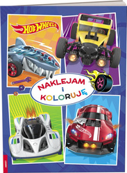 Hot Wheels. Naklejam i Koloruję