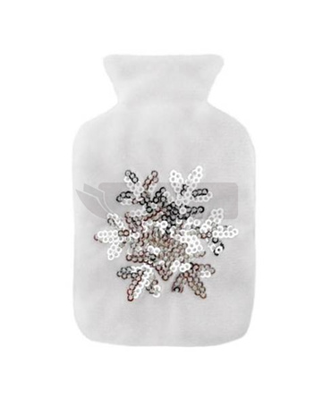 Ogrzewacz do rąk w pokrowcu z płatkiem śniegu