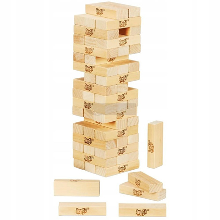 GRA ZRĘCZNOŚCIOWA JENGA gra dla całej rodziny +6 lat G1499