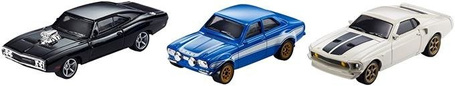Hot Wheels Samochodziki Szybcy i wściekli Trzypak Ast.