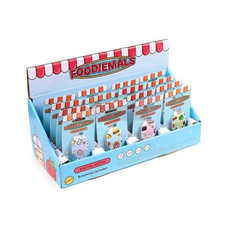 Zegarek cyfrowy silikonowy Foodiemals MIX