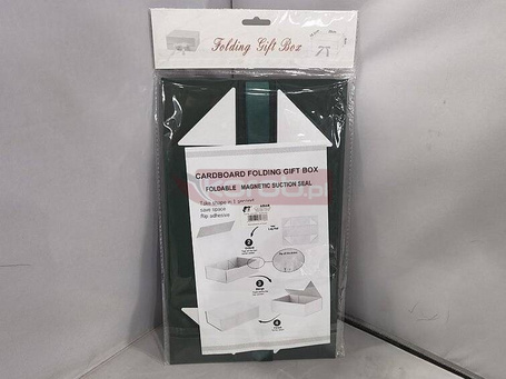 Pudełko prezentowe ciemno zielone